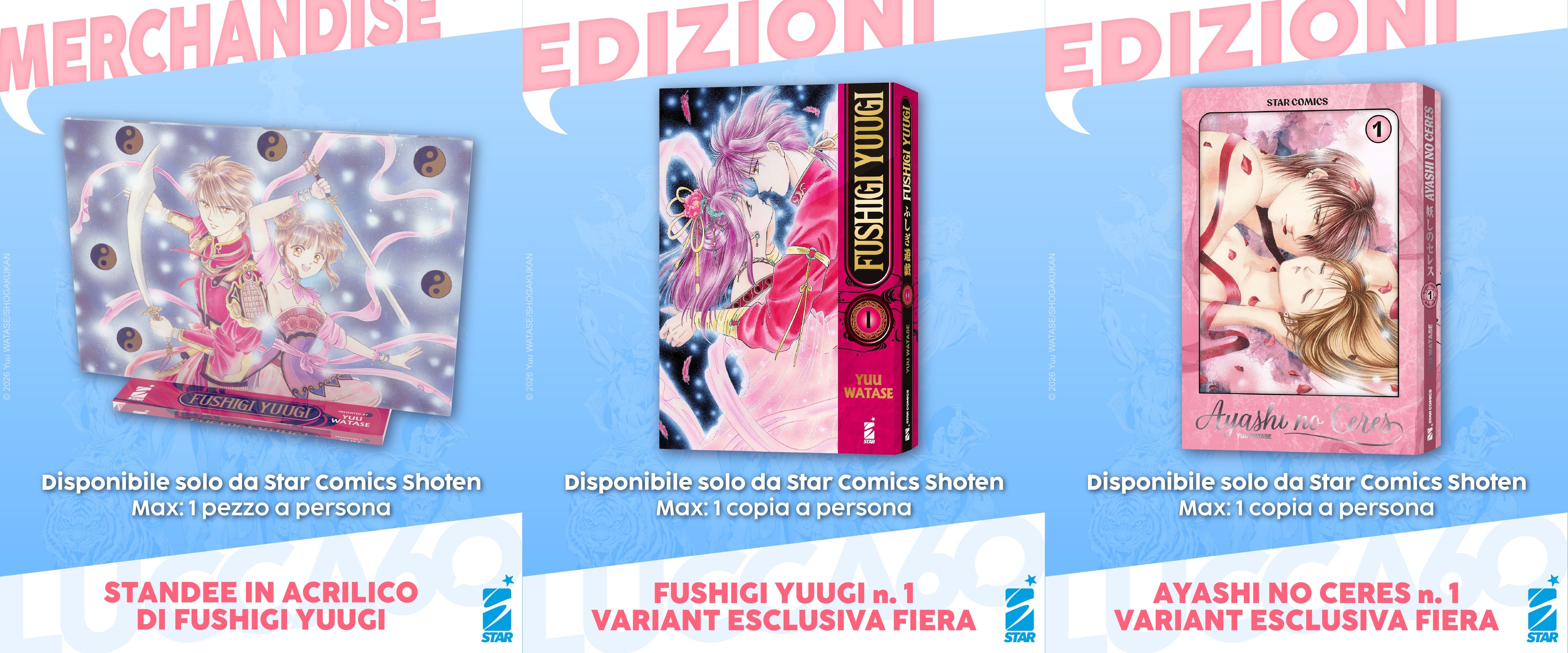 Lucca Comics & Games 2026 - Yuu Watase Gadget